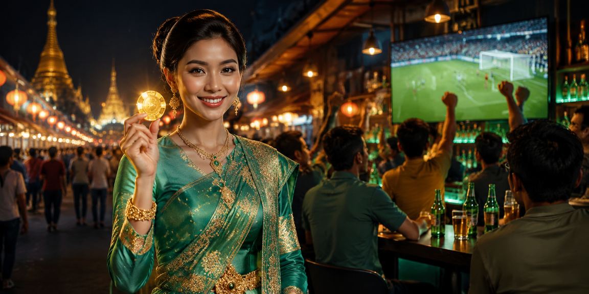 ရန်ကုန် မြို့ ဘောလုံးလောင်းကစားမြင်ကွင်း