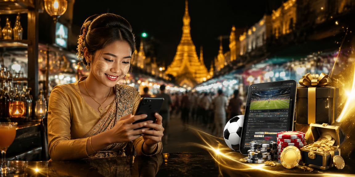 ရန်ကုန် စူလေးဘုရားနီးကပ် အားကစား လောင်းကစား ပုံ